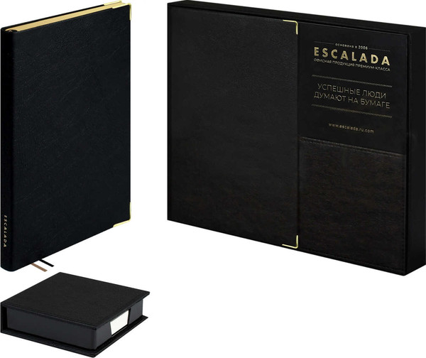 Изображение товара Набор канцелярский подарочный Escalada Шеврет Глосс / 70559 (черный)