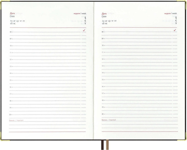 Изображение товара Набор канцелярский подарочный Escalada Шеврет Глосс / 70560 (коричневый)