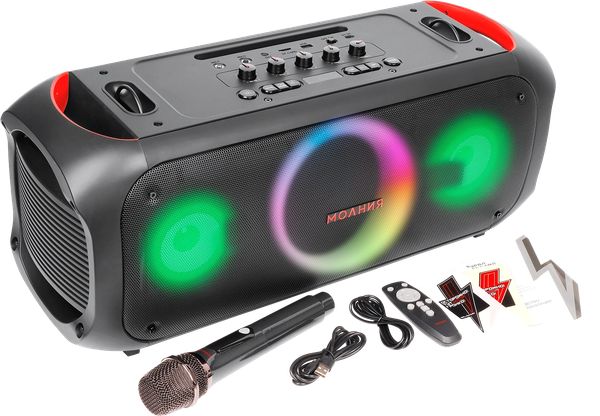 Изображение товара Портативная акустика Урал Молния 7500 (черный)