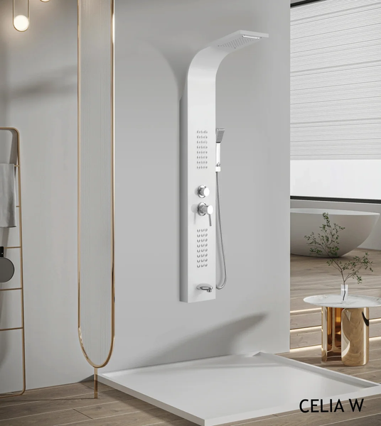Изображение товара Душевая панель Cerutti Spa Celia W (белый)