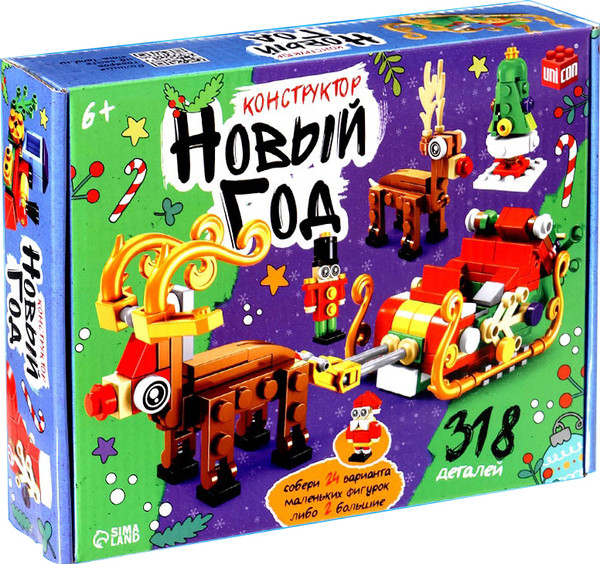 Изображение товара Конструктор Unicon Новый год / 10869345