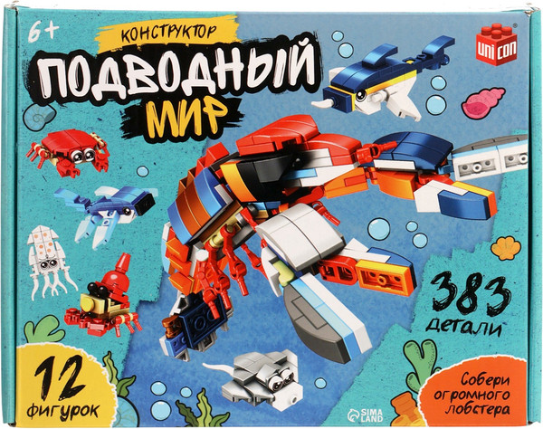 Изображение товара Конструктор Unicon Морской мир / 10869346