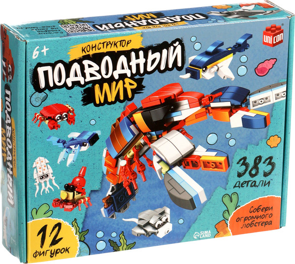 Изображение товара Конструктор Unicon Морской мир / 10869346