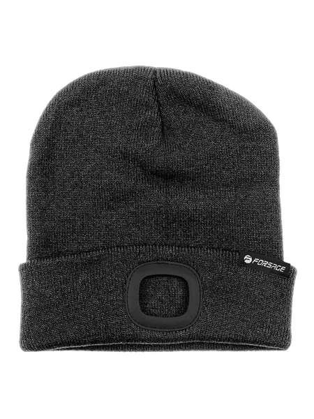 Изображение товара Шапка Forsage Со сьемным фонариком F-444 / 60657 (серый)