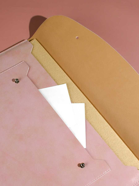 Изображение товара Папка-конверт Escalada Спилок / 70770 (розовый металлик)