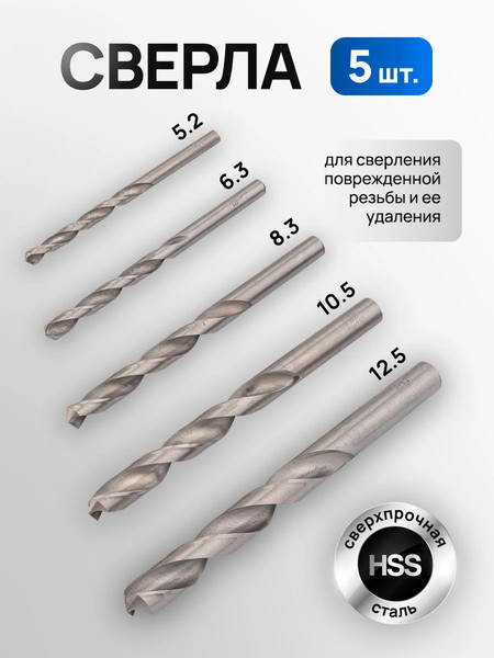 Изображение товара Набор футорок для восстановления резьбы Forsage F-9131U1 (66084)