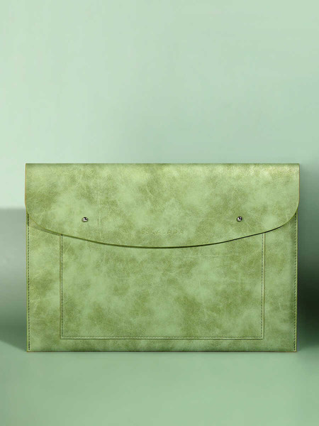 Изображение товара Папка-конверт Escalada Спилок / 70771 (оливковый металлик)