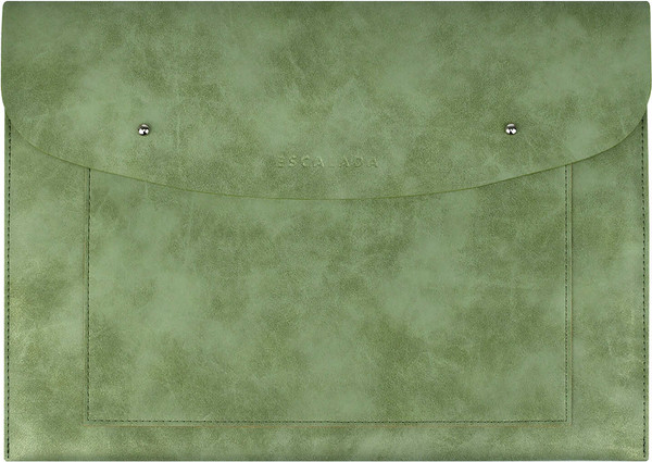 Изображение товара Папка-конверт Escalada Спилок / 70771 (оливковый металлик)