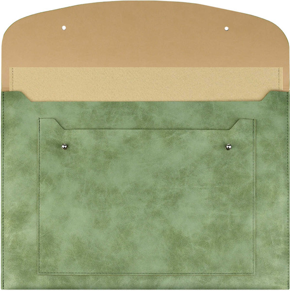 Изображение товара Папка-конверт Escalada Спилок / 70771 (оливковый металлик)