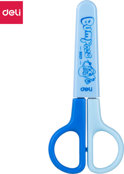 Изображение товара Ножницы канцелярские Deli Bumpees / 6021 (голубой)