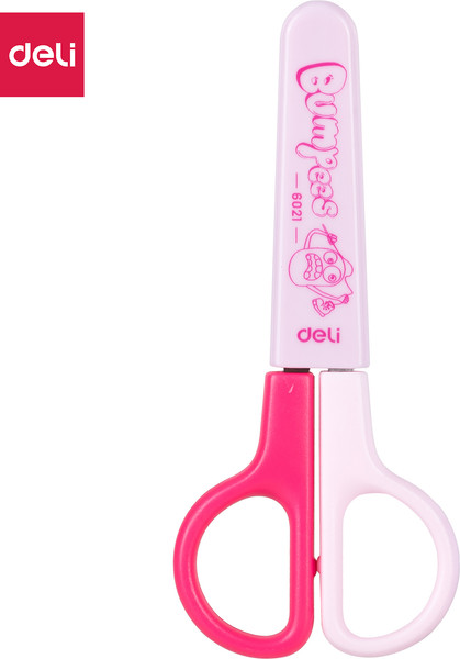 Изображение товара Ножницы канцелярские Deli Bumpees / 6021 (розовый)