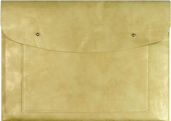 Изображение товара Папка-конверт Escalada Спилок / 70772 (золотистый металлик)