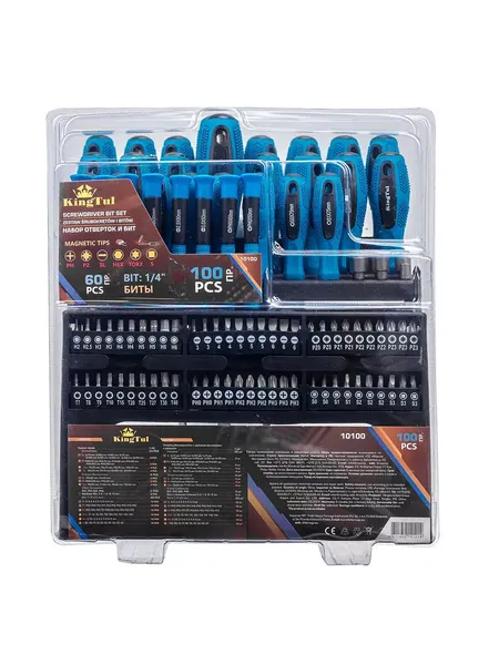 Изображение товара Набор отверток KingTul KT-10100 (59938)