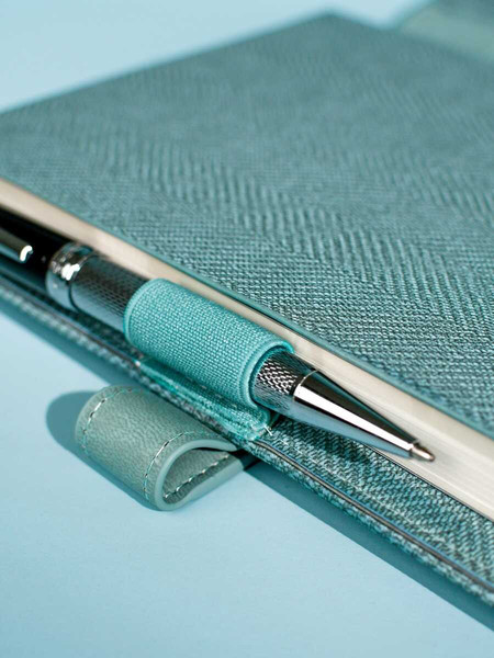 Изображение товара Ежедневник Escalada Саржа / 70549 (160л, пепельно-голубой)