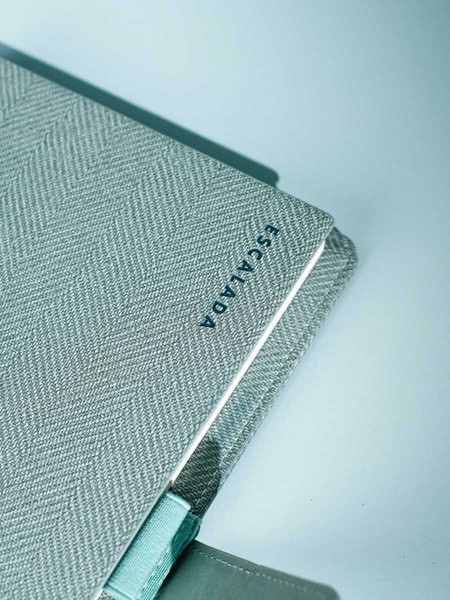 Изображение товара Ежедневник Escalada Саржа / 70549 (160л, пепельно-голубой)