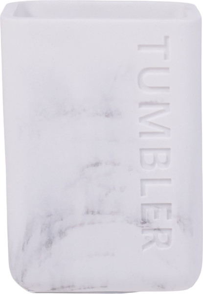 Изображение товара Стакан для зубной щетки и пасты AksHome Nova (белый мрамор)