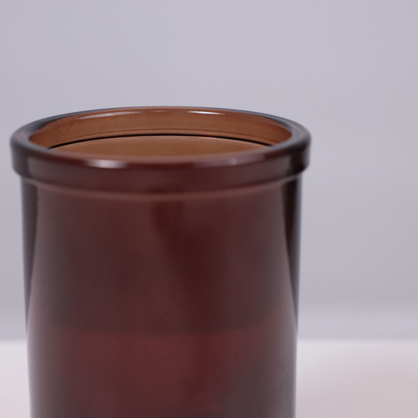 Изображение товара Стакан для зубной щетки и пасты AksHome Solara (янтарный)