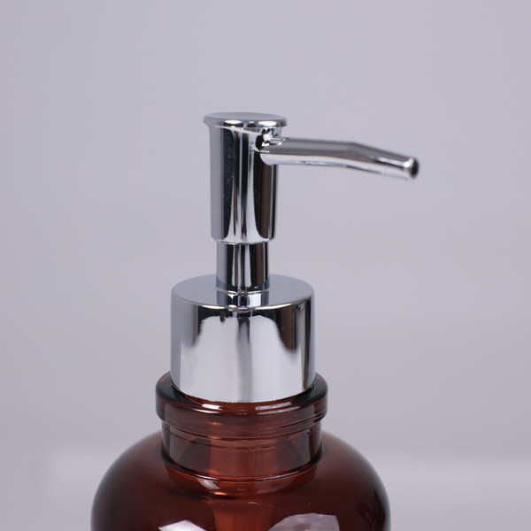 Изображение товара Дозатор для жидкого мыла AksHome Solara (янтарный)