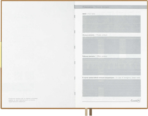 Изображение товара Набор канцелярский подарочный Escalada Бакстер / 70564 (бежевый)