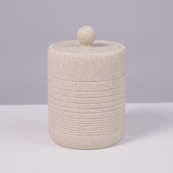 Изображение товара Органайзер для ватных дисков AksHome Vortex (светло-бежевый)