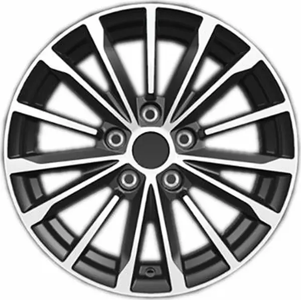 Изображение товара Литой диск Khomen KHW1611 Duster/Kaptur 16x6.5" 5x114.3мм DIA 66.1мм ET 50мм (Gray FP)