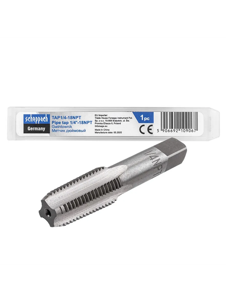 Изображение товара Метчик Scheppach Sch-TAP1/4-18NPT (62775)