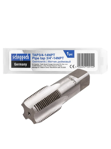 Изображение товара Метчик Scheppach Sch-TAP3/4-14NPT (62777)