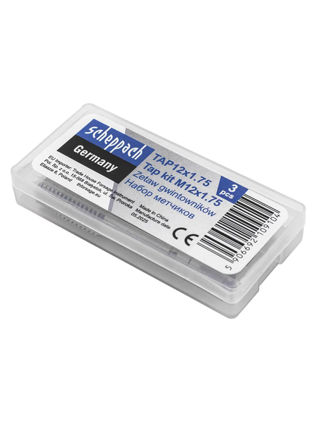 Изображение товара Набор метчиков Scheppach Sch-TAP12x1.75 (62781)