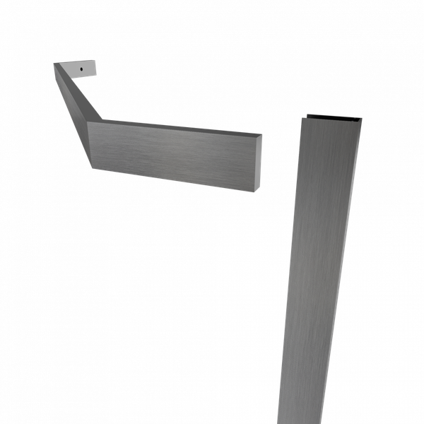 Изображение товара Душевой уголок Triton Дека Графит 100х100 (с поддоном)