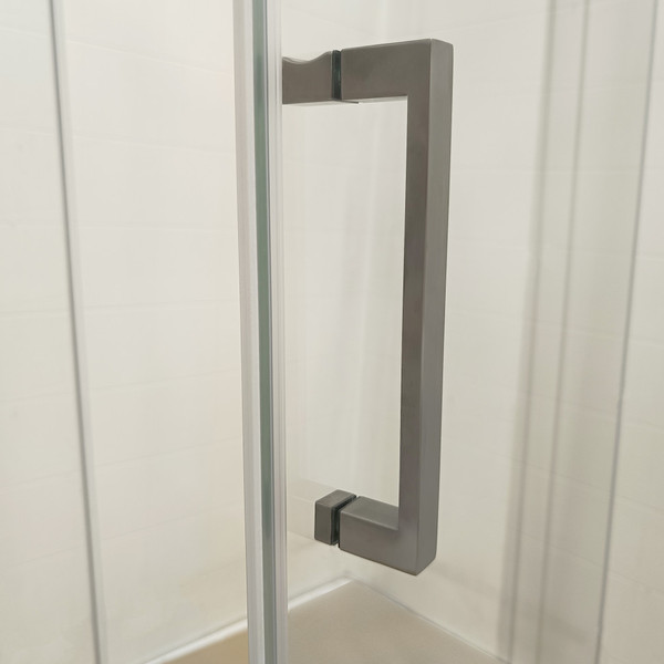 Изображение товара Душевой уголок Triton Дека Графит 100х100 (с поддоном)