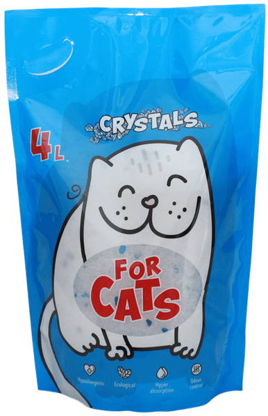 Изображение товара Наполнитель для туалета For Cats Силикагелевый / TUZ021 (2x4л/1.55кг АКЦИЯ)