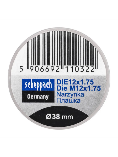 Изображение товара Плашка Scheppach Sch-DIE12x1.75 (62791)