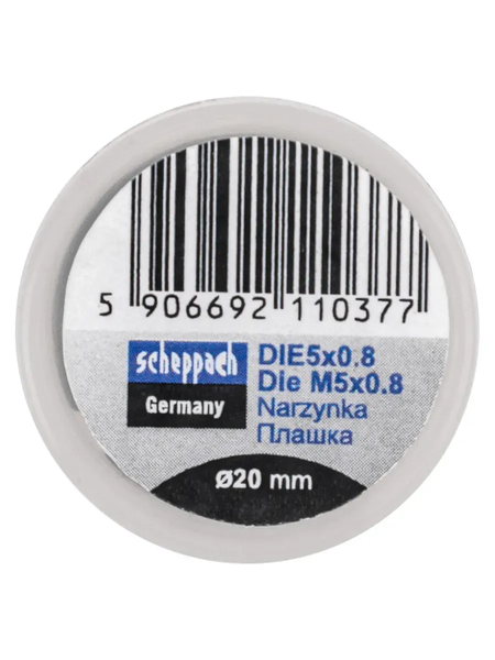 Изображение товара Плашка Scheppach Sch-DIE5x0.8 (62796)