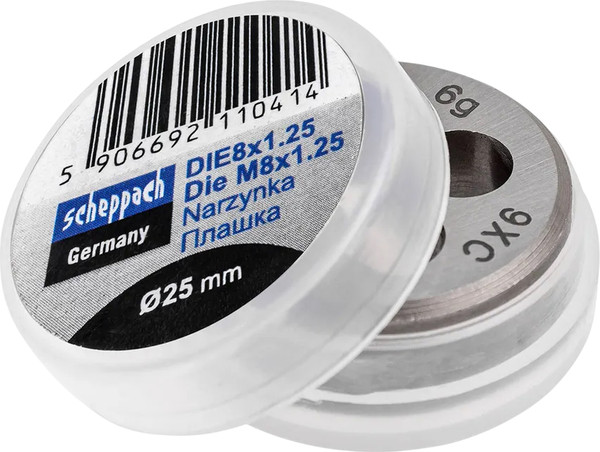 Изображение товара Плашка Scheppach Sch-DIE8x1.25 (62799)