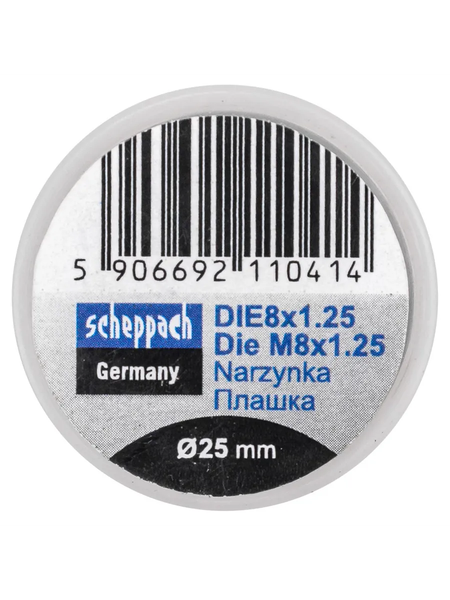 Изображение товара Плашка Scheppach Sch-DIE8x1.25 (62799)