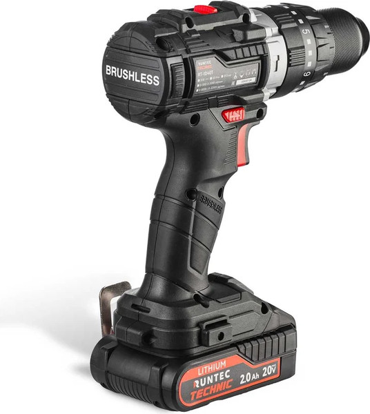 Изображение товара Аккумуляторная дрель-шуруповерт RUNTEC Pro RT-ID40T