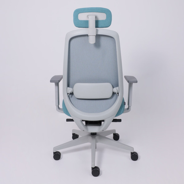 Изображение товара Кресло офисное AksHome Fenix (светло-серый/бирюзовый/серый полиамид)