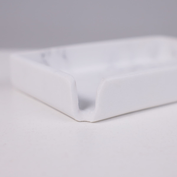 Изображение товара Мыльница AksHome Nova (белый мрамор)