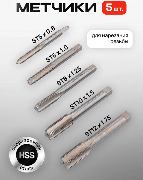 Изображение товара Набор футорок для восстановления резьбы Yataforce YF-9131U1 (62679)