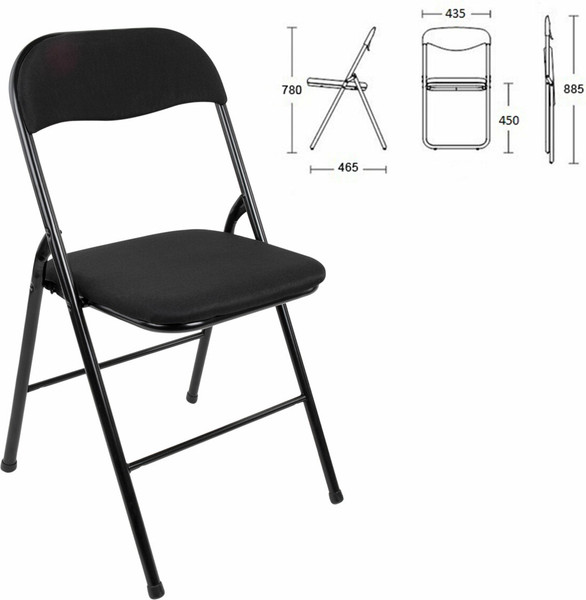 Изображение товара Стул складной Brabix CF-007 / 532892 (черный)