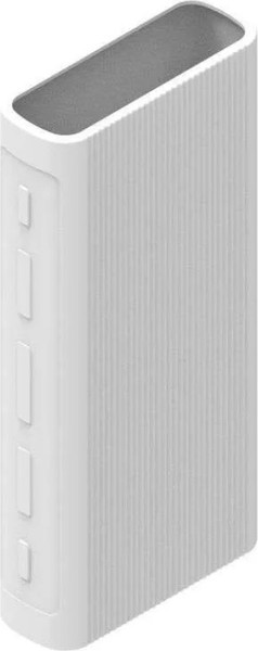 Изображение товара Чехол для портативного ЗУ Bingo Silicone для Xiaomi Power Bank PLM07ZM/PB2050ZM/PLM18ZM (белый)