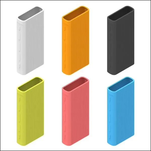 Изображение товара Чехол для портативного ЗУ Bingo Silicone для Xiaomi Power Bank PLM07ZM/PB2050ZM/PLM18ZM (белый)