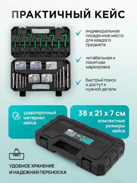 Изображение товара Набор футорок для восстановления резьбы ILOforce IF-9131U1 (62680)
