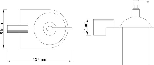 Изображение товара Набор аксессуаров для ванной и туалета Lauter 21SH2082 + 21SH42092 + 21SH212 (Matt Black, 3 предмета)