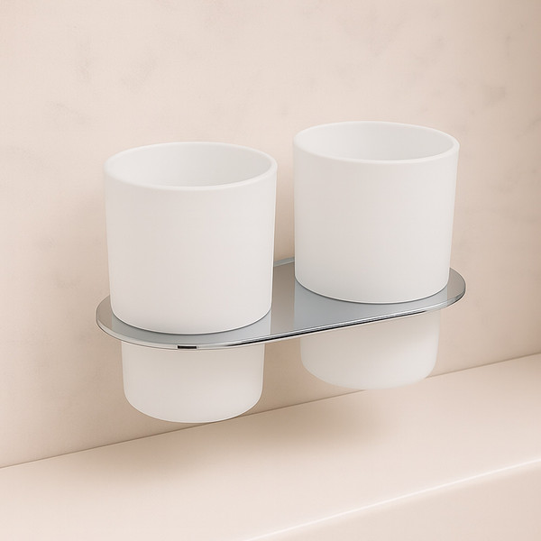 Изображение товара Набор аксессуаров для ванной и туалета Lauter 21SH2081 + 21SH42091 + 21SH2111 (Chrome, 3 предмета)