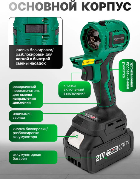 Изображение товара Реноватор RockForce RF-JCB-18MT-B TXM (62888)