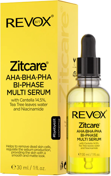 Изображение товара Сыворотка для лица Revox B77 Zitcare AHA BHA PHA Multi Serum двухфазная (30мл)
