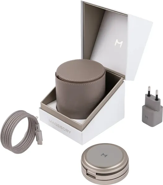 Изображение товара Зарядное устройство беспроводное Magssory Disc Signature 3в1 WCH033T (Titan)