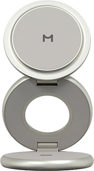Изображение товара Зарядное устройство беспроводное Magssory Signature Disc Pro 3в1 WCH073T (Titan)