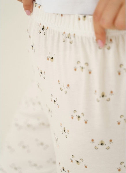 Изображение товара Штаны домашние Dea Mia 5306 рис.0015 (р.170,176-106, молочный)